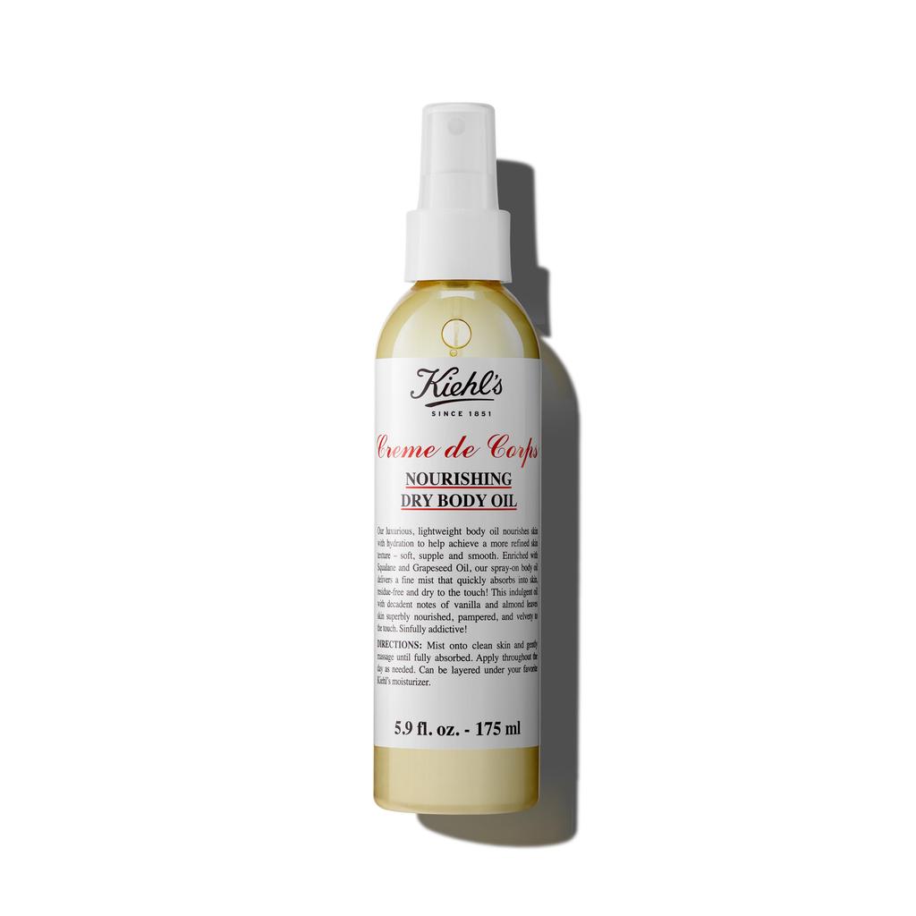 Kiehl's Crème De Corps Oil Body Cleanser 175mL - Moisturizing Body Soap/Scrub (Authentic Product)