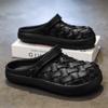 Fashion Summer Men Clogs Light EVA Men's Slippers Non-Slip Outdoor Men Garden Shoes Breathable Hole Shoes Beach Flat Slippers Weave