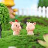 Pig Toy Gift Microlandscape Multiple Poses Resin Material Decoration Desktop