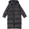 Long knee down jacket women's 2025 winter new fashion hooded sweet big pocket warm small coat
