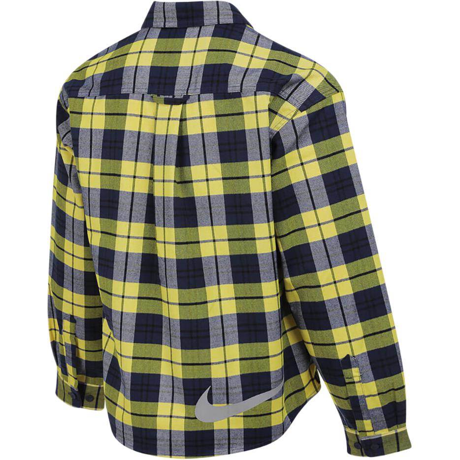 Nike X Eric Koston Collaboration SB AS U NK FLNNL LS Button Up KOS Checkered Long Sleeve Shirt Men shirts HV0257-410