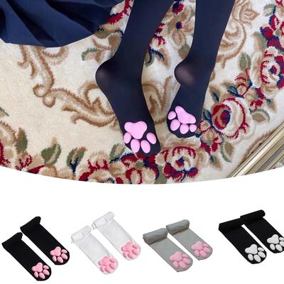 Kedi Pençesi Çorapları Kadın Kız Kawaii 3d Kedi Pençesi Ayak Parmağı Sevimli Hediye Cosplay