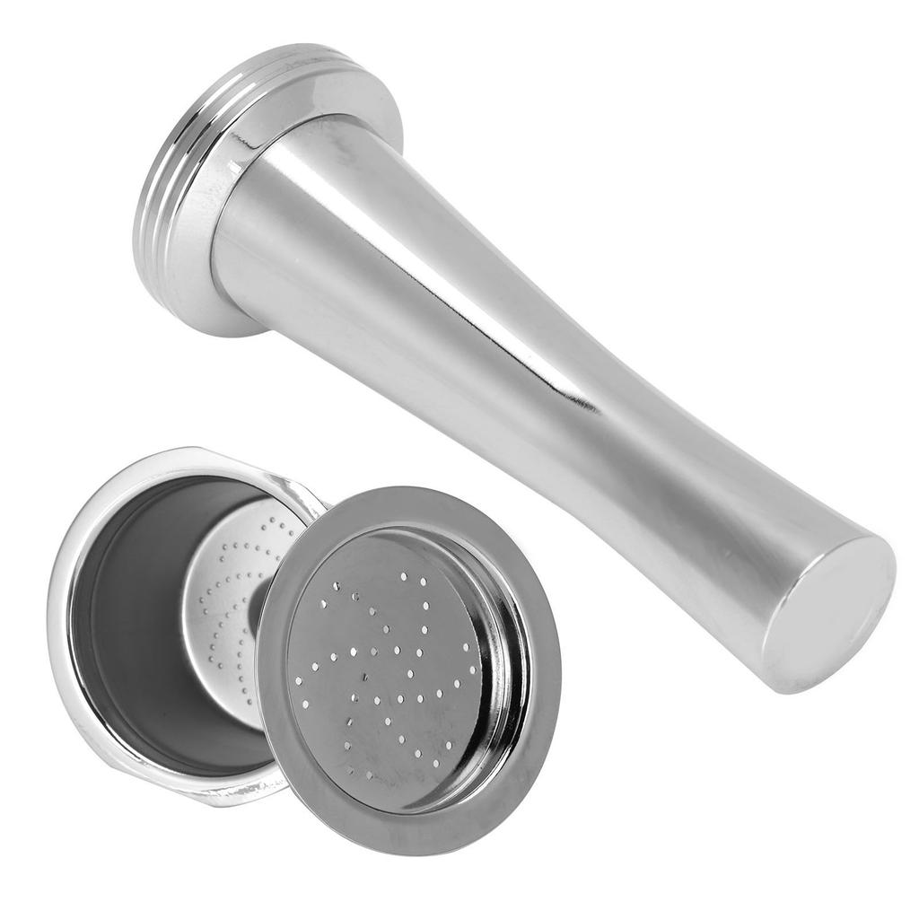Nachfüllbares Kapsel-Kaffeefilter-Set Kaffeetamper Bürste Löffel für Kfee Kaffeemaschine
