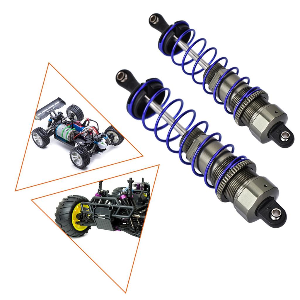 2pcs Metal Shock Absorber Damper for 110 RC Car Spare Parts Accessory (92mm)