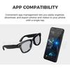 Smart Camera Glasses 5MP 1080P HD Camera 26 Languages Translation Music Playback Phone Calls AI Smart Glasses Bluetooth Glasses