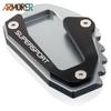 Motorcycle Accessories For Ducati Supersport 939 Super Sport CNC Aluminum Side Stand Kickstand Extension Pad Support