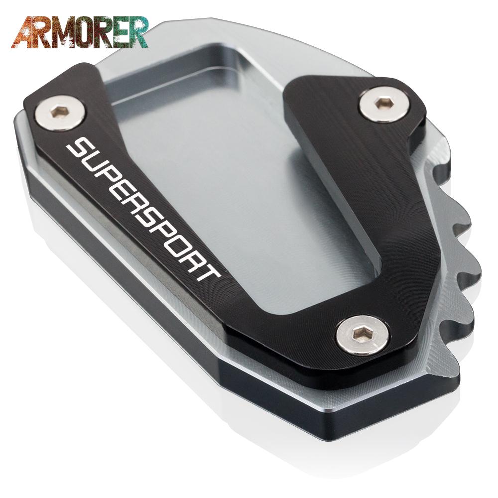 Příslušenství pro motocykly pro Ducati Supersport 939 Super Sport CNC hliníkový boční stojan prodlužovací podložka stojanu