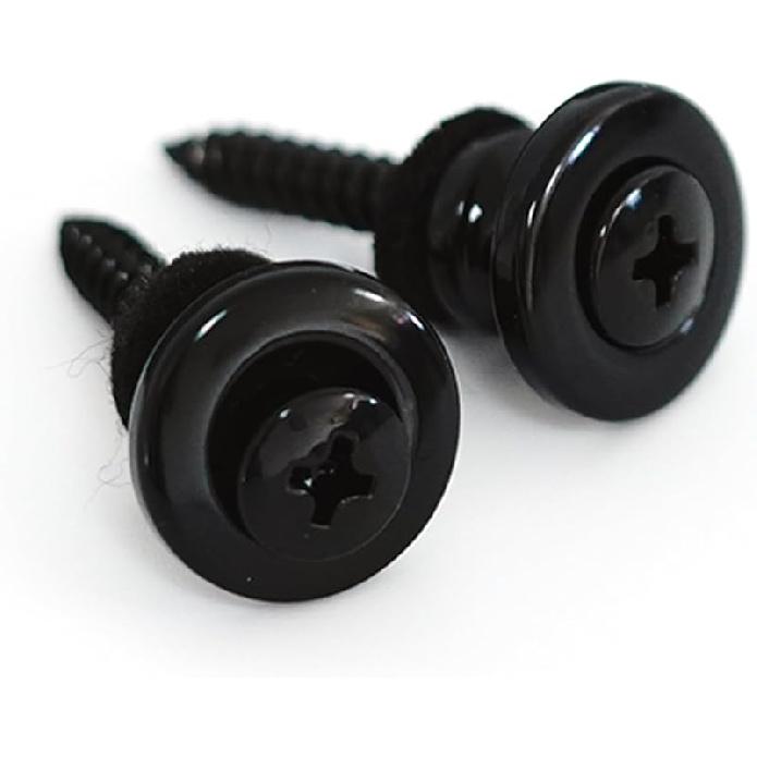 Guyker Strap Locks Buttons, (1 Pair) Zinc Alloy Security Straplock Quick Release Strap Retainer System for Electric Acoustic Folk Guitar, Bass,