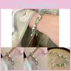Stylish Alloy Bamboo Bead Butterfly Bracelet For Womens Summer Fashion 2024