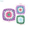10 Pezzi Mix Casuale Colori Uncinetto Fatto a Mano Centrini Adatti Pezzo Fiore Quadrato Per Tasca Vestiti Fai da Te Sottobicchiere Borsa Tovaglia