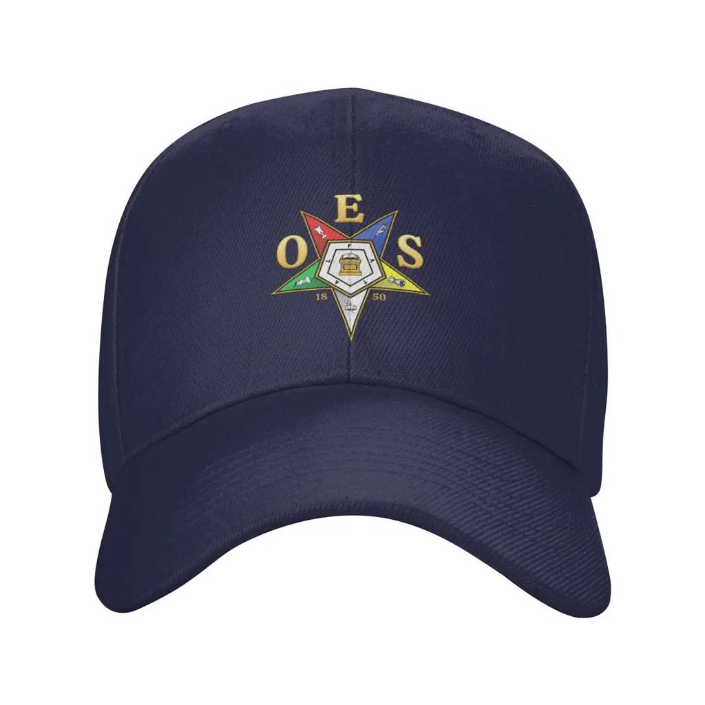 Custom Classic Unisex OES Emblem Order Of The Eastern Star Baseball Cap Adult Adjustable Dad Hat Women Unisex Outdoor Snapback Caps