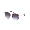 Evangeline Smoke Gradient Cat Eye Ladies Sunglasses Ft1106 28b 63
