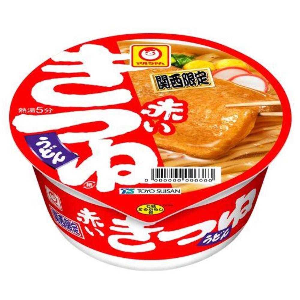 Japan TOYO SUISAN MARUCHAN (Ajiwai Pork Soup Udon / Akai Kitsune Udon) 1 Pc