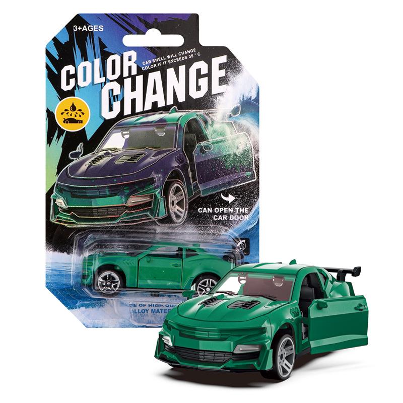 Water-Reactive Color-Changing Alloy Racing Car Model 1:60 Pull-Back Toy for Boys