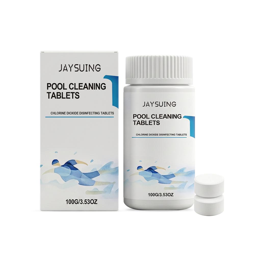 Pool cleaning tablets