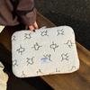 Plush Laptop Sleeve Case 13/14 Inch Notebook Bag For Macbook Air Pro Lenovo Hp 11 Inch Tablet Pouch For Ipad Portable Bag
