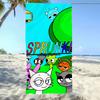 Cartoon S-Sprunki Pattern Towel Soft Pool Gift For Travel Gym Shower Camping Quick Dry Sports Large Beach Towel