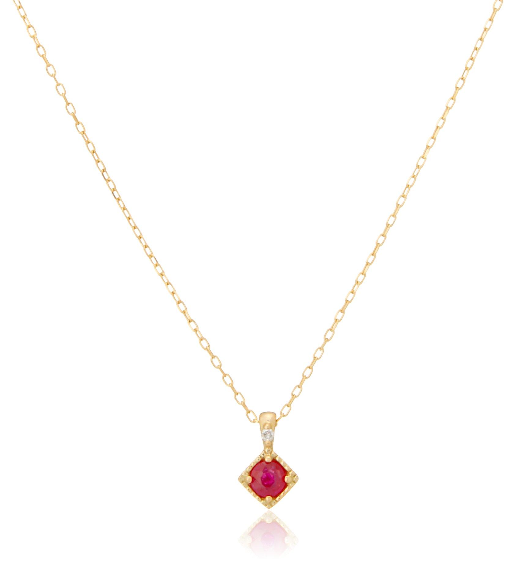 

Candy K10 Square Necklace [Candy] RubyDiamond