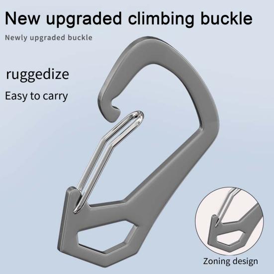 Magnetic Carabiner Quick Release Keychain Heavy Duty Portable Multifunction Outdoor Camping Climbing Backpacking Fishing Magnet Buckle Hook Clip