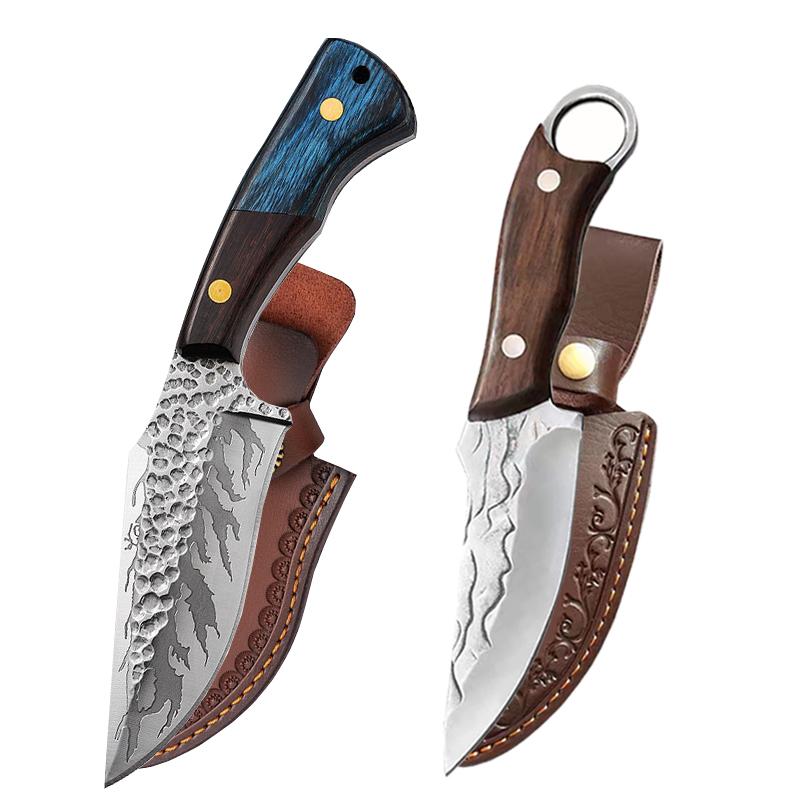 

Кухонный нож для обвалки, Кливер из нержавеющей стали, нож для нарезки, нож для мясника высокой твердости, инструменты с крышкой 2pcs