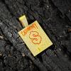 American CASH MONEY Dollar Sign Square Plate Dripping Oil Letter Necklace Pendant Cuban Chain