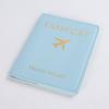 Fashion Leather Passport Cover Hot Sale Simple Women Men Travel Wedding Passport Cover Holder Fashion Wedding Gift