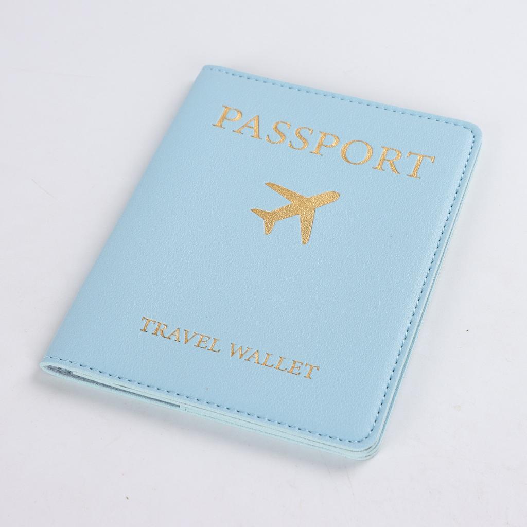 Fashion Leather Passport Cover Hot Sale Simple Women Men Travel Wedding Passport Cover Holder Fashion Wedding Gift