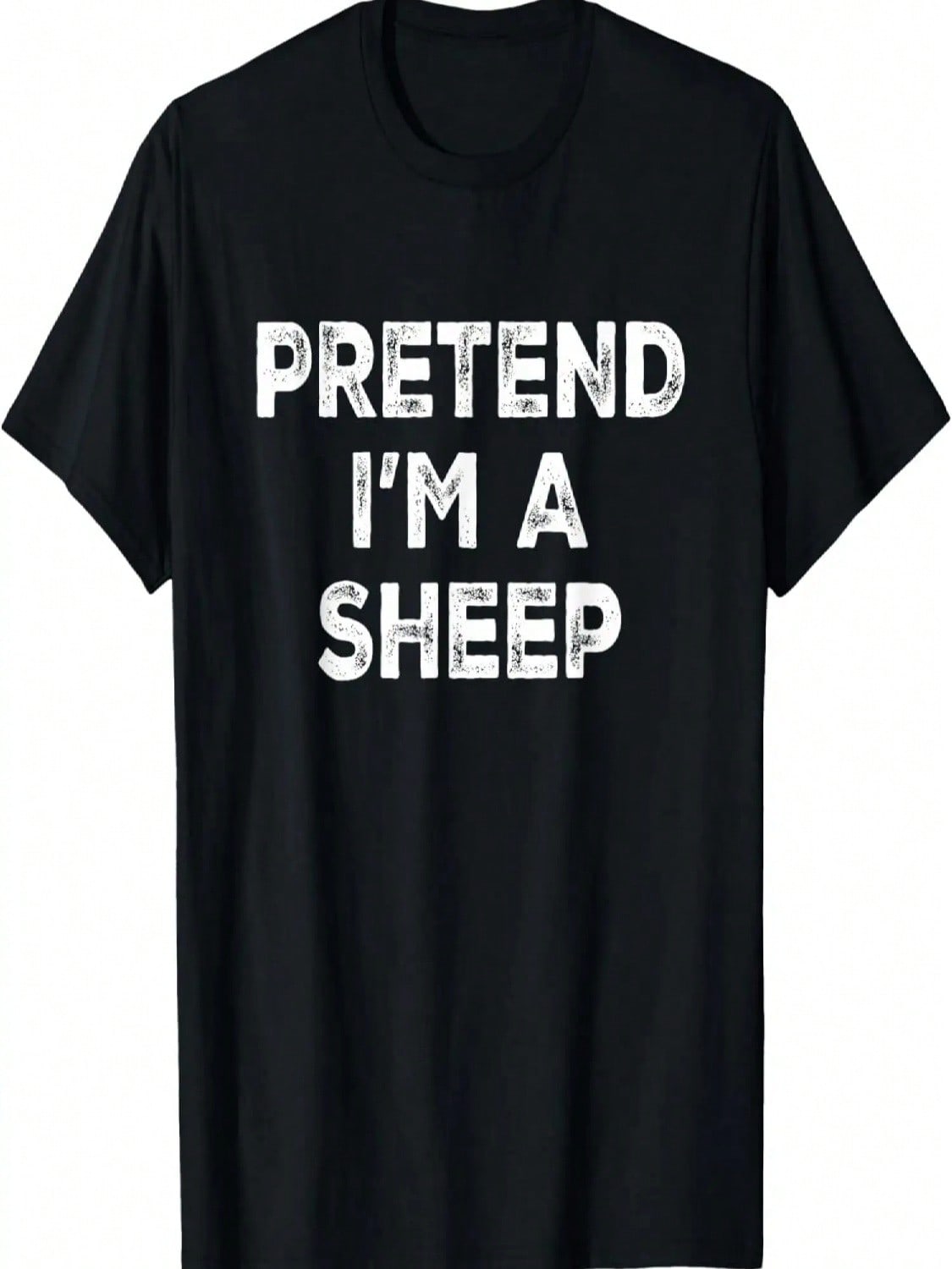 Pretend I m A Sheep Lazy Halloween Costume T-Shirt S разноцветный