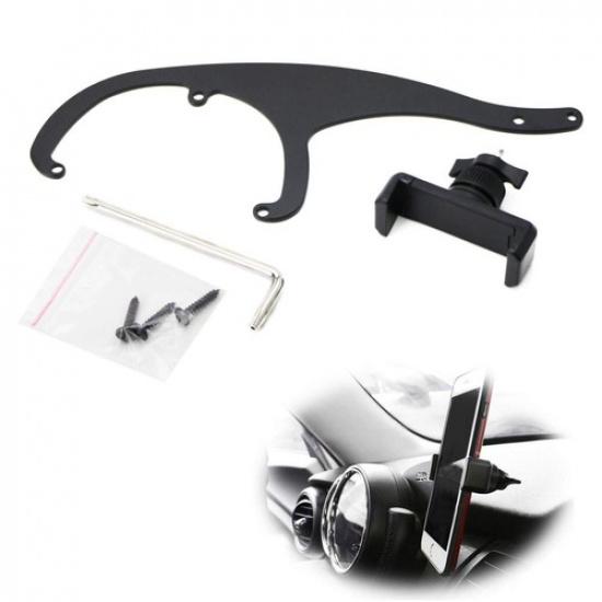 

Behind Tachometer Bolt-On Mount Cell Phone GPS Holder For MINI Cooper R55 R56