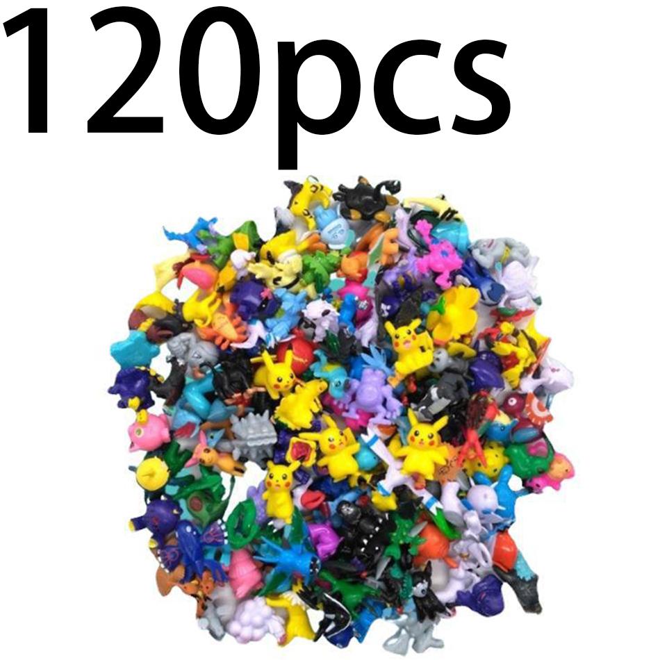 24-144 Pcs Pokemon Action Figure 2-3CM Not Repeating Mini Figures Model Toy Pikachu Anime Kids Collect Dolls Birthday Gifts