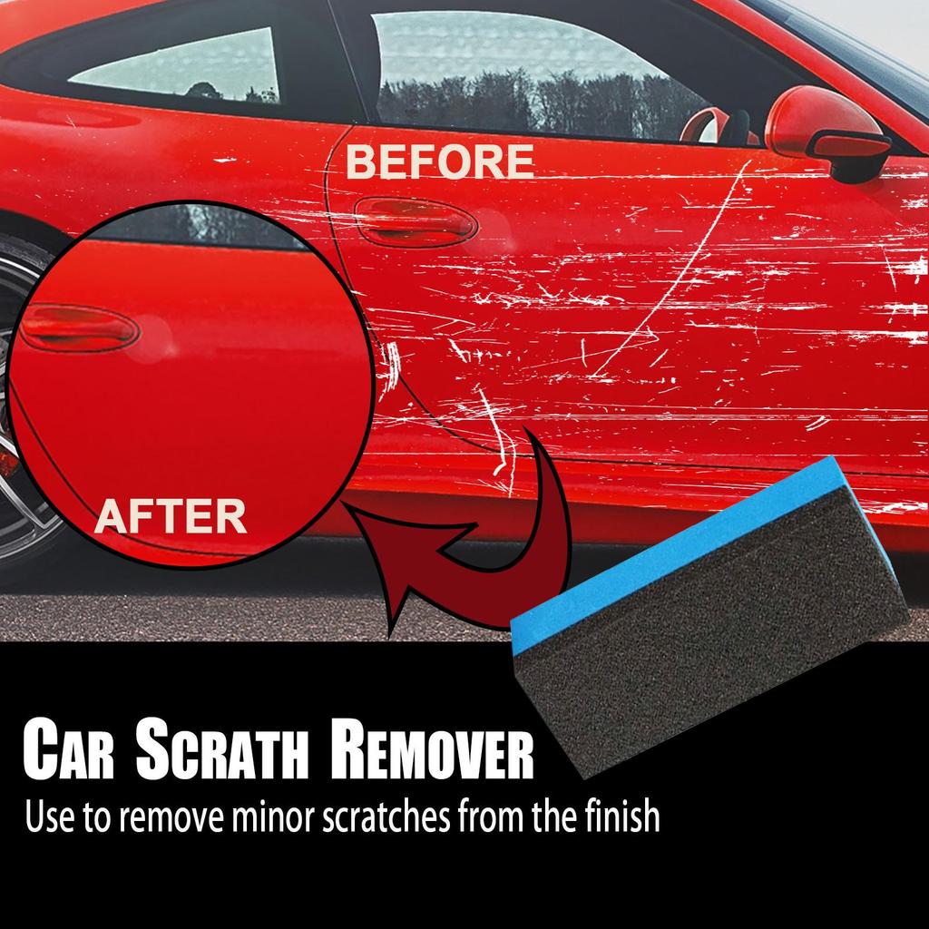 RAYHONG Car Scratch Remover 15g (+Sponge) - Removes Car Scratches, Polishes, Renovates, Restores Paint, and Scratch Wax.