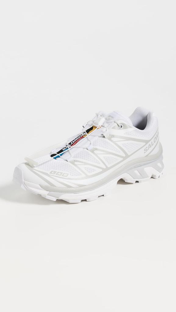 SALOMON SNEAKERS XT-6 Performance Sneakers L41252900 White Shoes for Men and Women [Size 24.0cm - White]