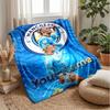 Erling Haaland Benutzerdefinierter Name Text Flanelldecke Fußball Logo Personalisierte Fleece-Kuscheldecke Besonderes Geschenk für Sofa Schlafzimmer Zuhause
