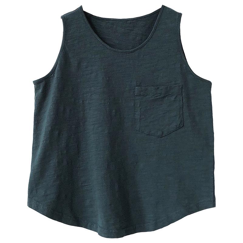 Women's Bamboo Cotton Slimming Racerback Tank Top - Comfortable & Practical