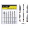 6pcs/set Nail Drill Bits Milling Cutter For Manicure 3/32" Burr Electric Cuticle Clean Nail File Cuticle Remover Tool