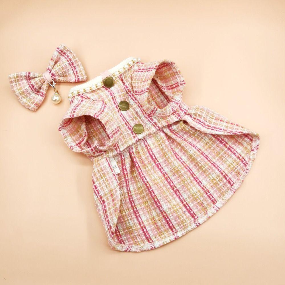 Cute Pet Princess Dress Breathable Pet Windbreaker Fashion Cat Skirt Autumn Winter