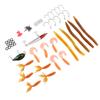 67PCS Fishing Lures Kit Bait Tackle Kit with Hard and Soft Bait Jigs Fishing Hooks for Freshwater and Saltwater