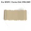 For BMW 3 Series E46 1998-2005 Car Center Console Sliding Shutters Cup Holder Roller Blind Cover 51167038334 51167038333
