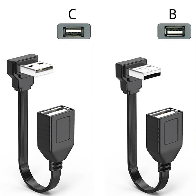 Adjustable USB 2.0 Extension Cable Male to Female Charging Data Cable for Computer and Peripherals Devices