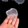 25/30ML 10 Pack Round Slime Foam Ball DIY Printing Craft Storage Containers Organizer Box with Lids Small Sundries Storage
