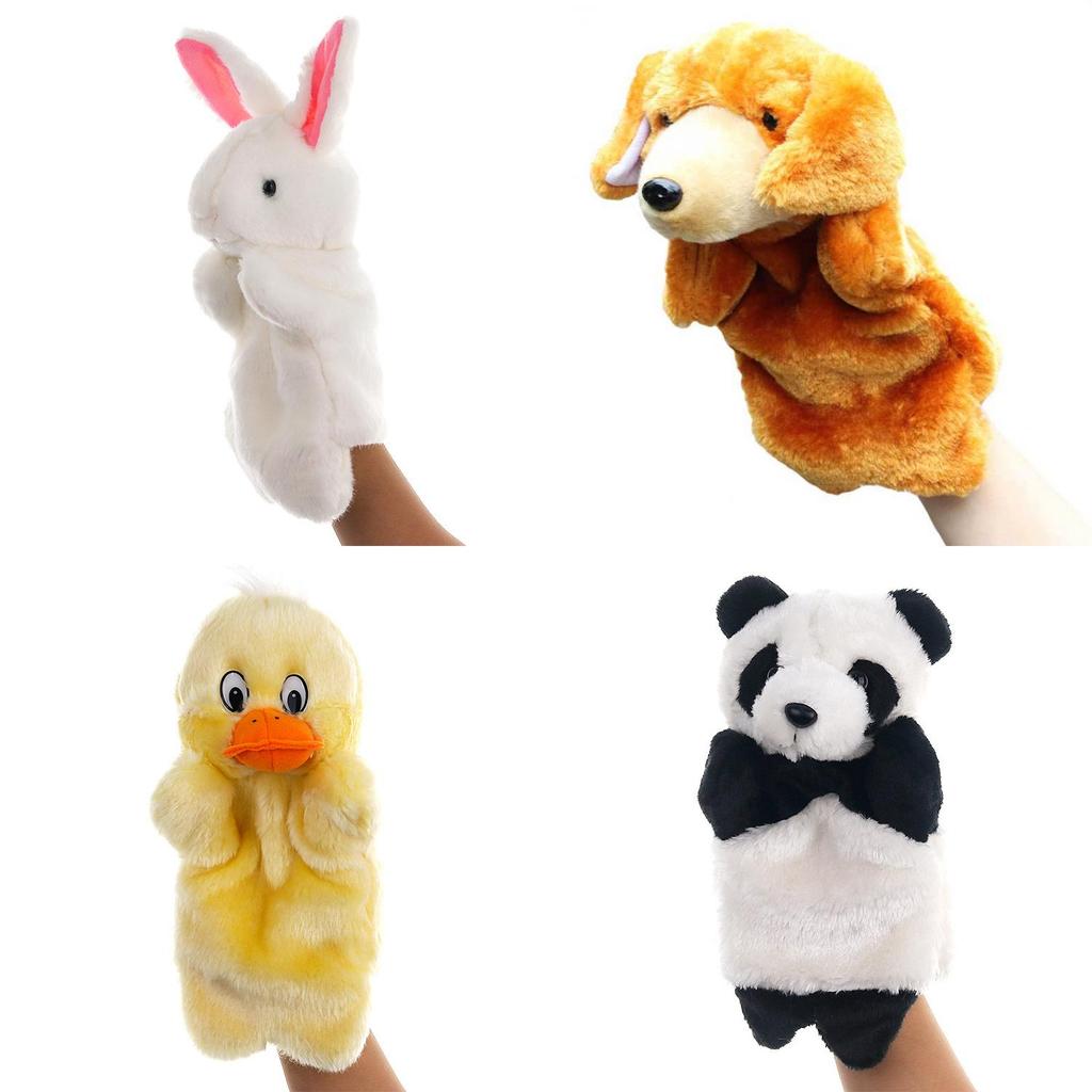 Adorable Plush Hand Puppet Dog With Soft Pp Cotton For Interactive Storytelling Fun