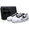 Air Force 1 Cushioning Slip Resistant Low Top Skateboard Shoes Men's Black White CW2288-111(Team147-)
