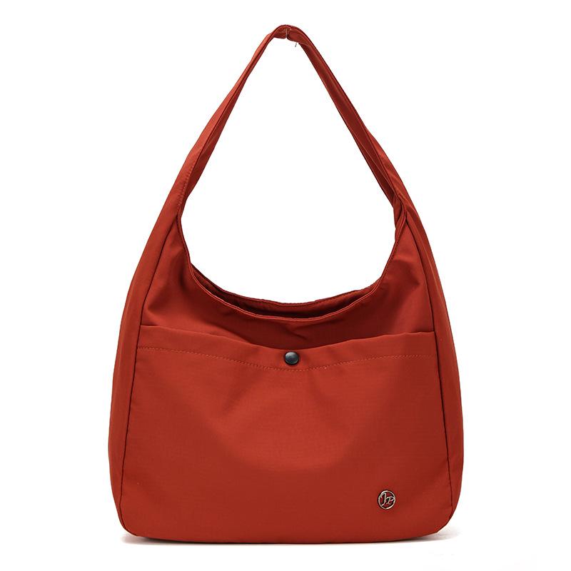 Korean Style Dumpling Crossbody Bag - Large Capacity Nylon Shoulder Bag for Women