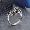 Wilder Tiger Verstellbarer Öffnungsring Männer und Frauen Vintage Tierschmuck Geschenk