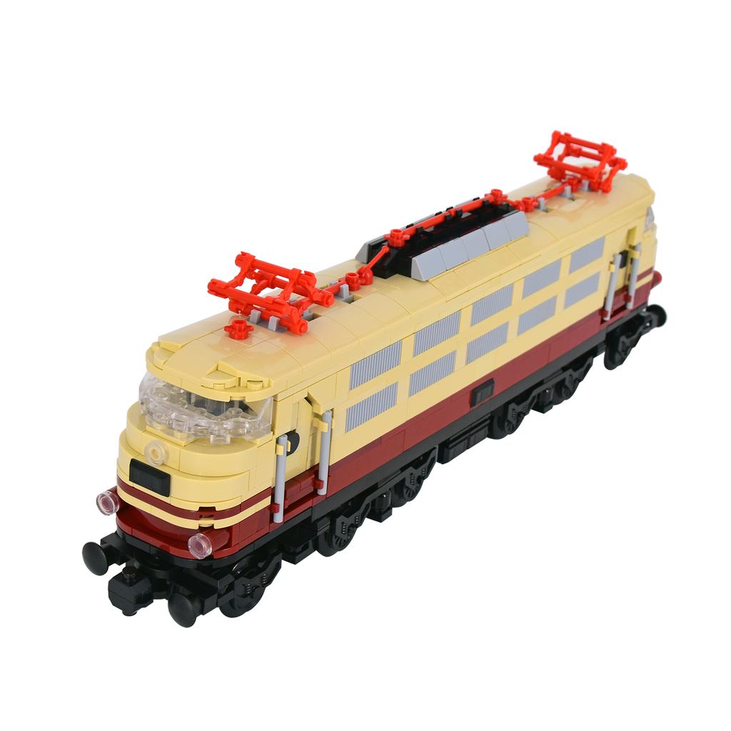 MOC City Creative Idea Train Rheingold BR 103 Building Classic Auto Blocks Bricks Assembled DIY Toys