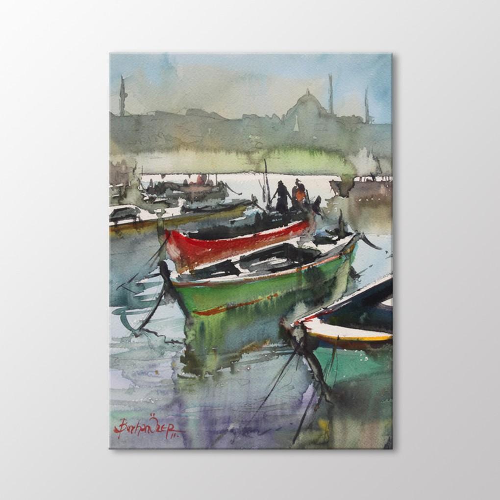 

Акварельные лодки и стамбульская живопись