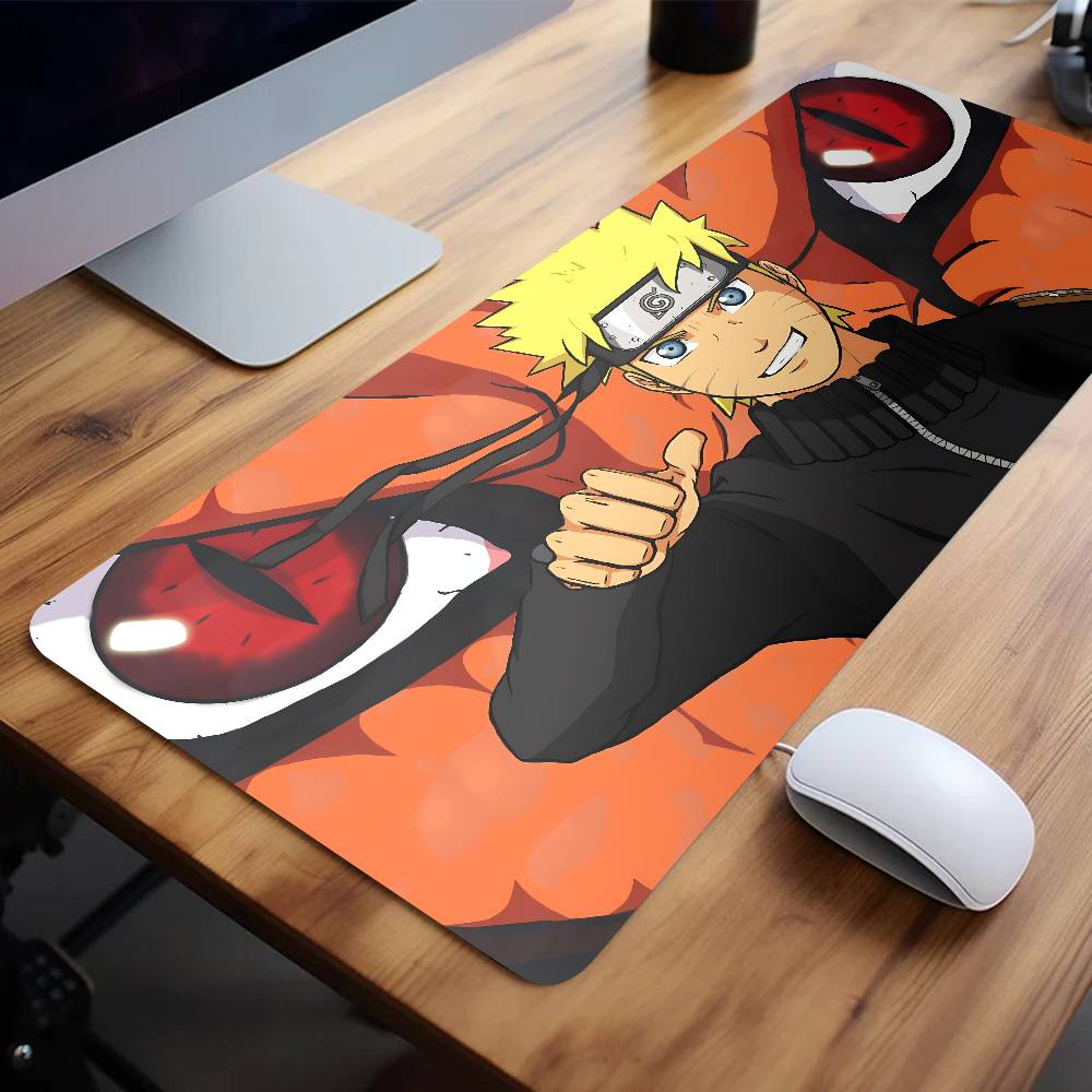 Anime Characters U-Uzumaki N-Naruto Mouse Pad Large Gaming Keyboard Mat LockEdge Rubber Computer Office Accessories