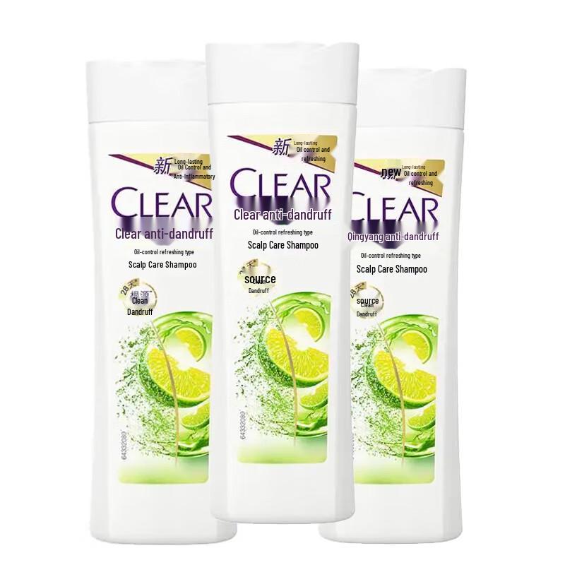

Clear Anti-Dandruff Oil Control Refreshing Scalp Care Shampoo (200g x 3)