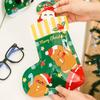 Cute Christmas Stocking Self-Sealing Gift Bags