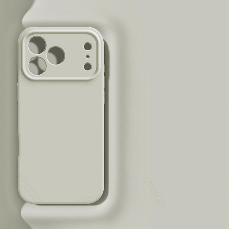 Original Silicone Feel Lens Protection Case For iPhone 17 14 12 11 13 15 16 Pro Max for Apple 16 15 14 Plus Air Shockproof Cover